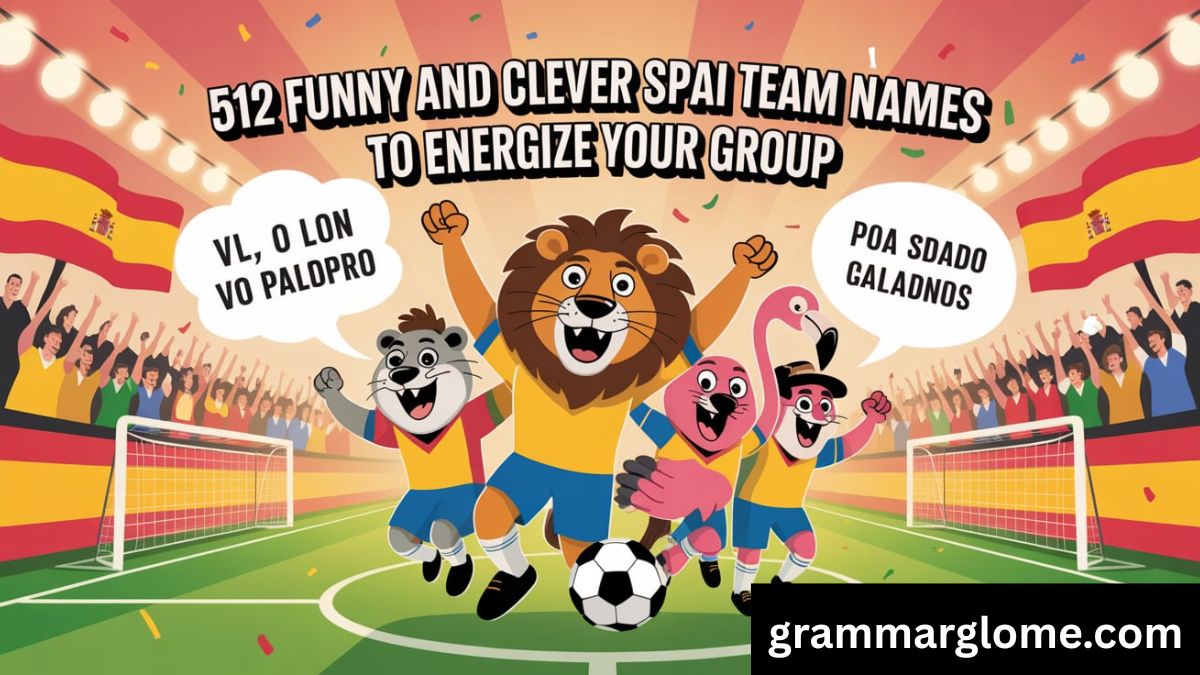 512 Funny And Clever Spanish Team Names To Energize Your Group