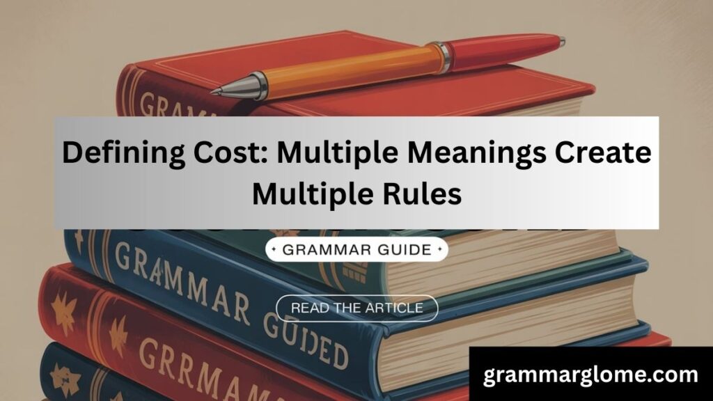 What's the Past Tense of Cost: Is It Cost or Costed? The Ultimate Grammar Guide