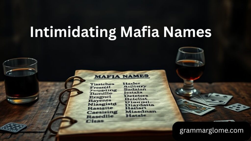 1240+ Best Mafia Names: Ultimate Criminal Underworld Name Generator