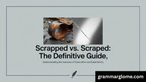 Scrapped vs Scraped: The Definitive Guide to Using These Confusing Terms Correctly