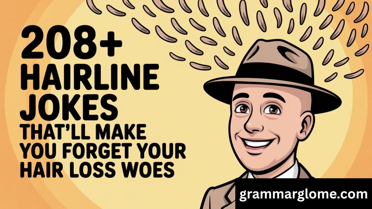 208+ Hairline Jokes That'll Make You Forget Your Hair Loss Woes