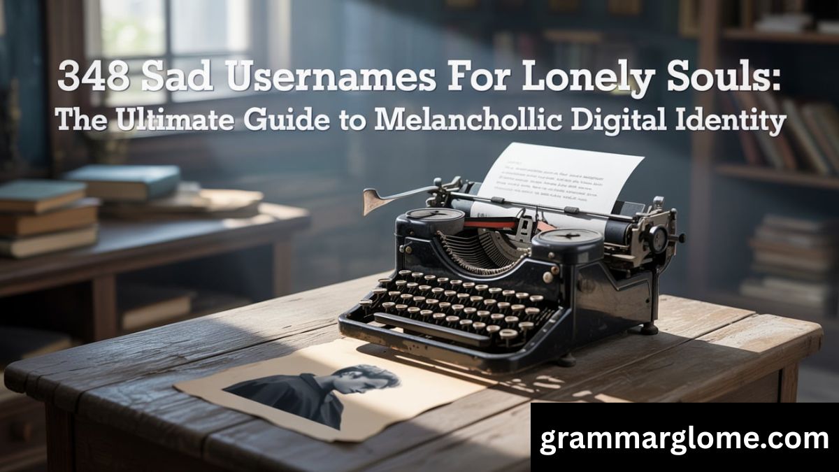 348 Sad Usernames for Lonely Souls: The Ultimate Guide to Melancholic Digital Identity
