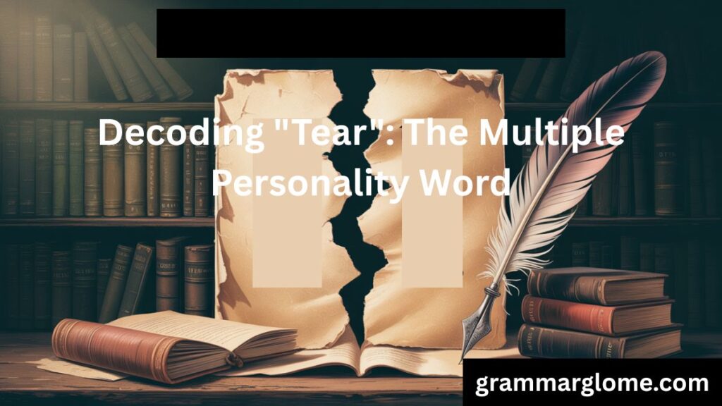 What's the Past Tense of Tear? The Complete Guide to Tore, Teared, and Torn