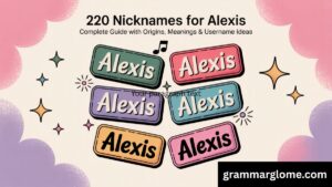 220 Nicknames for Alexis: Complete Guide with Origins, Meanings & Username Ideas